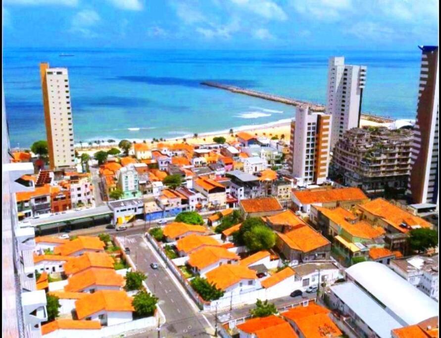 Fortaleza Praia Iracema Apartamento Guanaces Vista Mar Luaran gambar